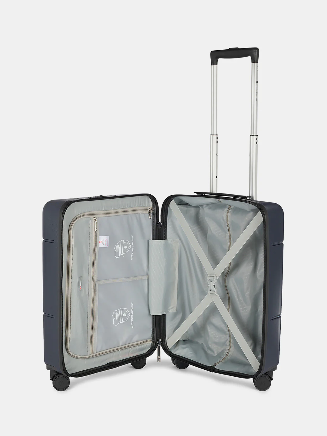 Dash Hard Trolley Luggage Suitcase with Anti-Theft Zippers & 3-Dial Lock - Image 109