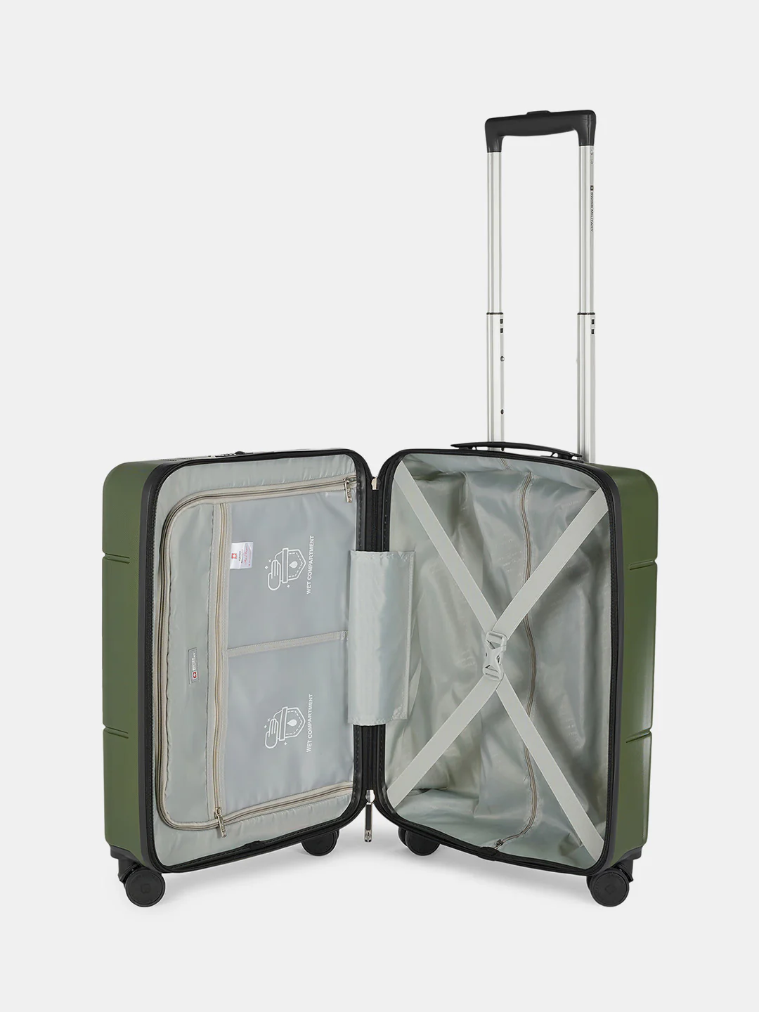 Dash Hard Trolley Luggage Suitcase with Anti-Theft Zippers & 3-Dial Lock - Image 172