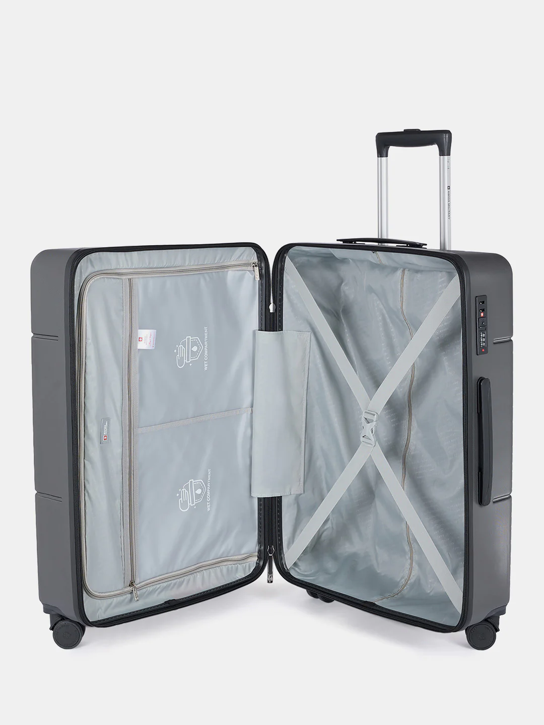 Dash Hard Trolley Luggage Suitcase with Anti-Theft Zippers & 3-Dial Lock - Image 91