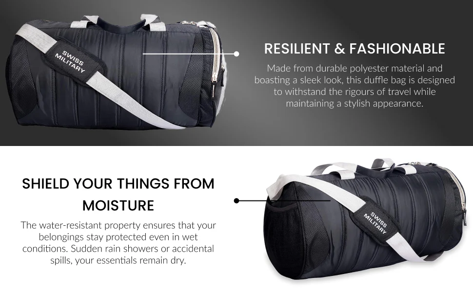 Unisex Duffle Cum Gym Bag 28LTR I DB04 - Image 4