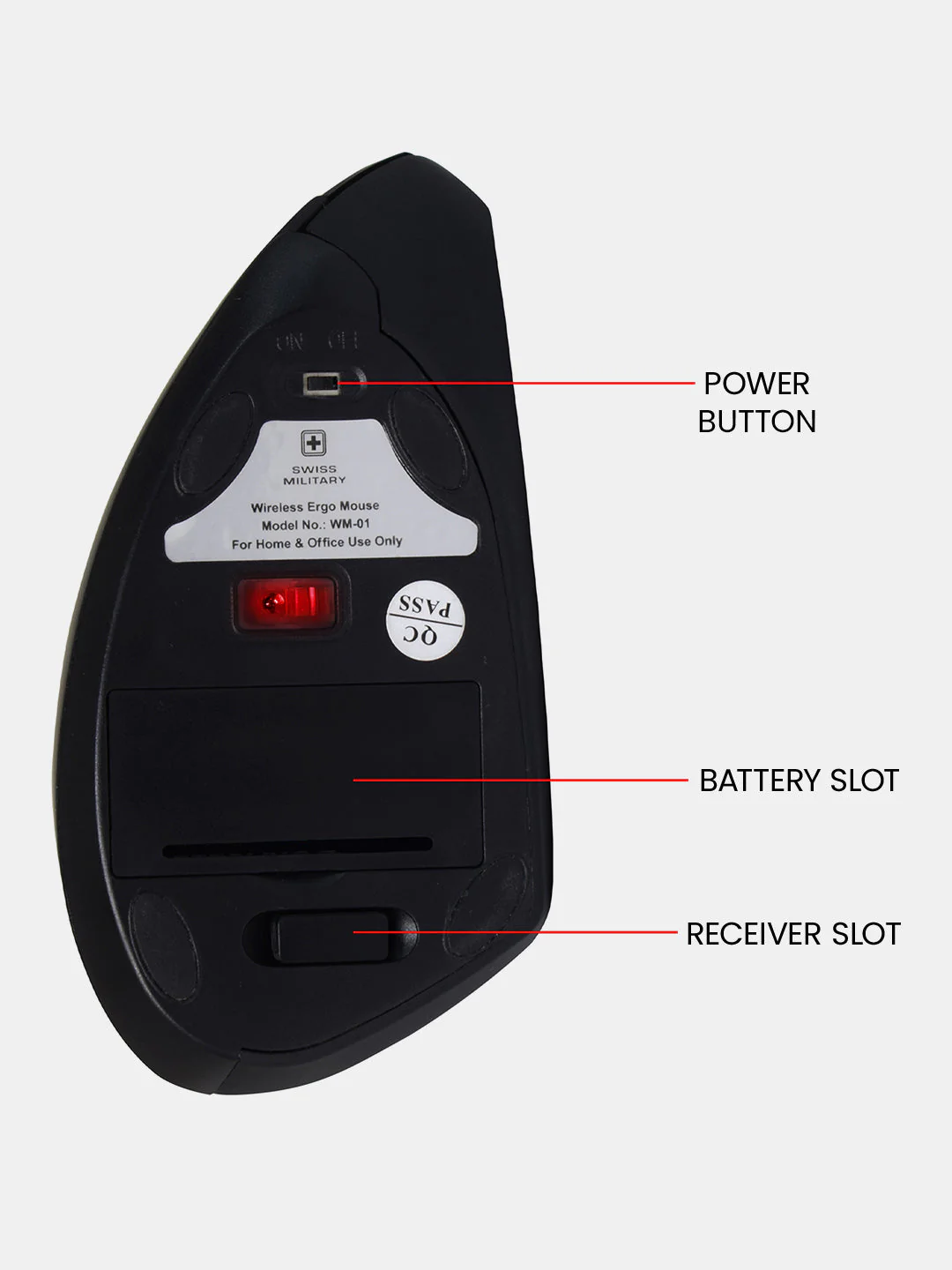 Dean Wireless Ergo Mouse, Auto Power Cut Off | WM01 - Image 10