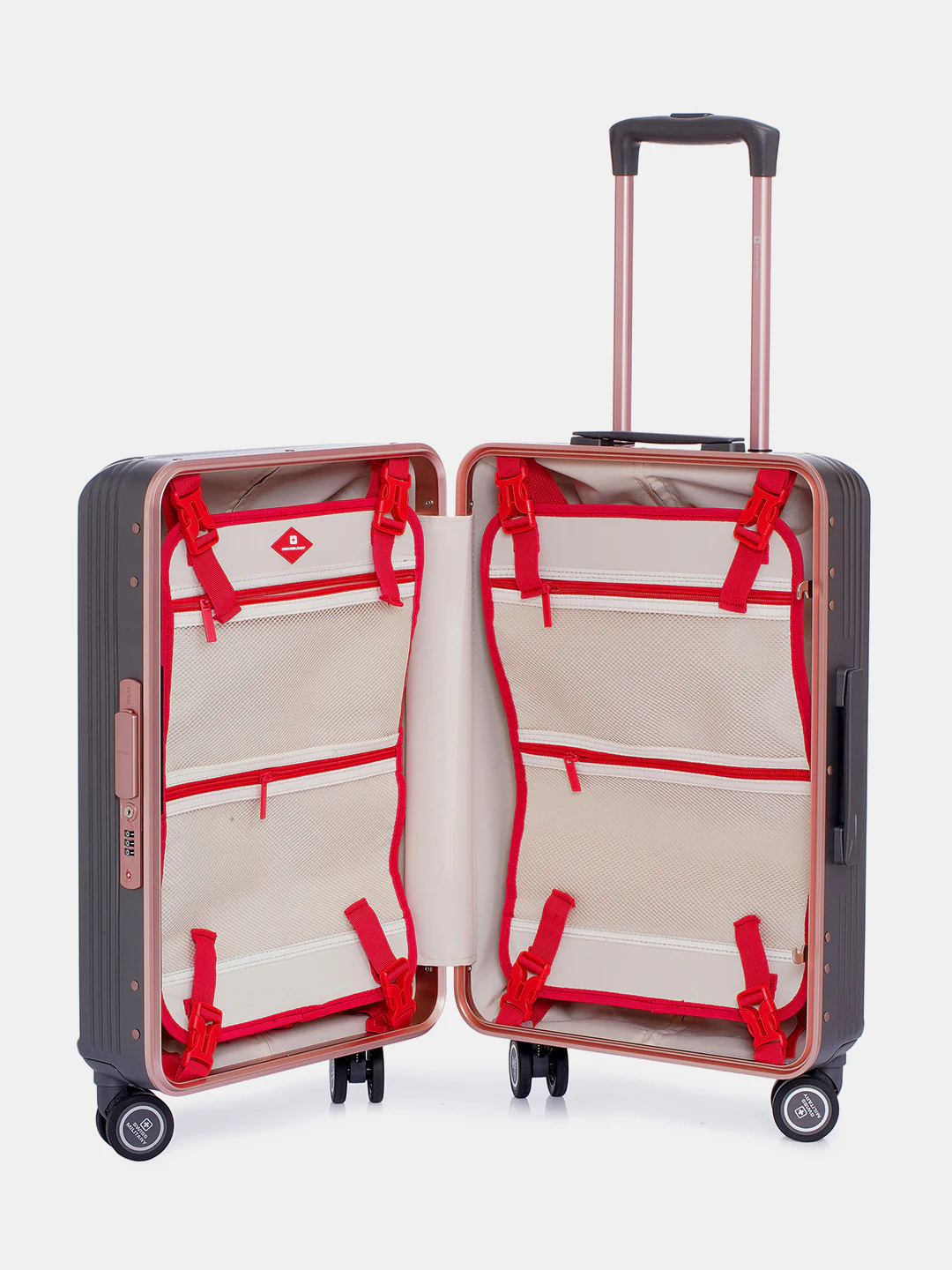 Hamilton Zipper Less Hard Top Trolley Luggage | HTL178,179,180 - Image 2