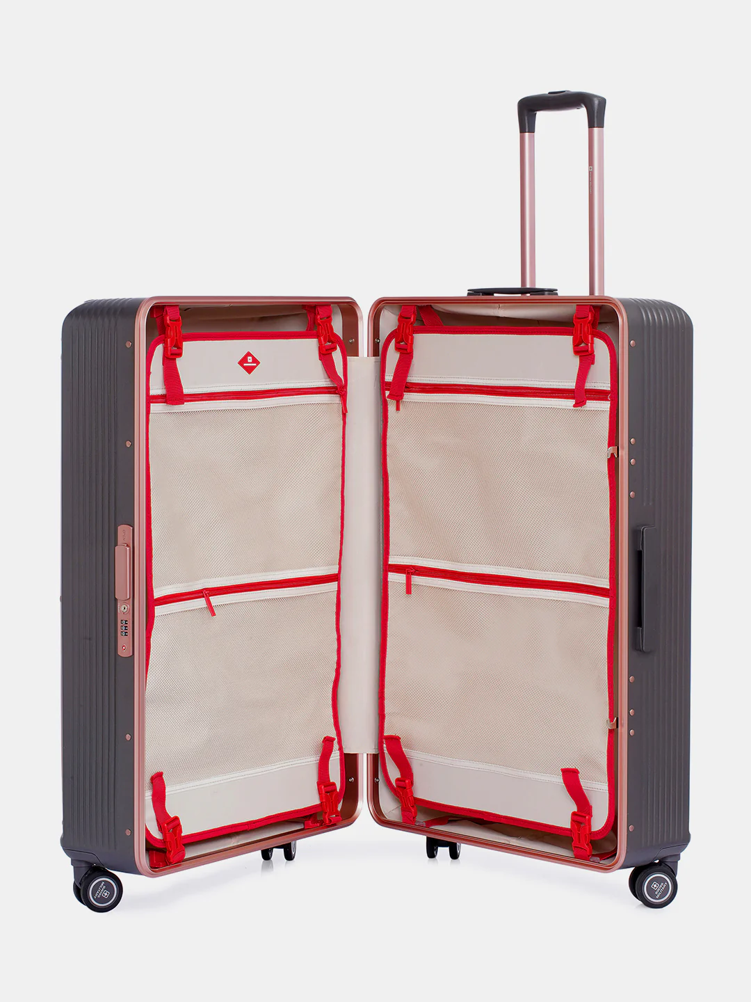 Hamilton Zipper Less Hard Top Trolley Luggage | HTL178,179,180 - Image 39