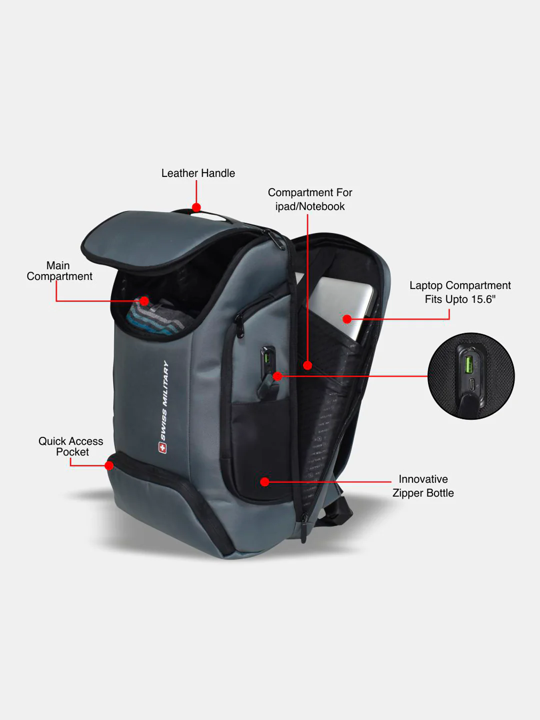 Helium 15.6" Laptop Backpack 21L | LBP115 - Image 5