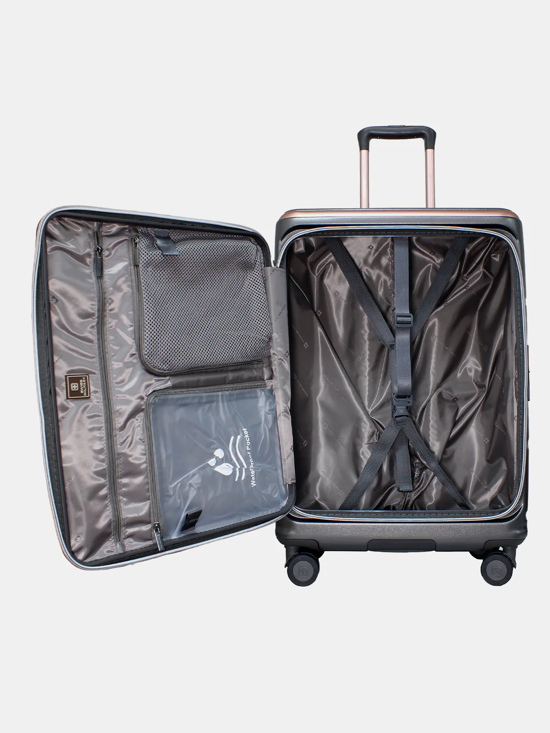 Highlander Hardtop Trolley and Laptop Sleeve with Expandable Travel Luggage | HTL270, 271, 272 - Image 19