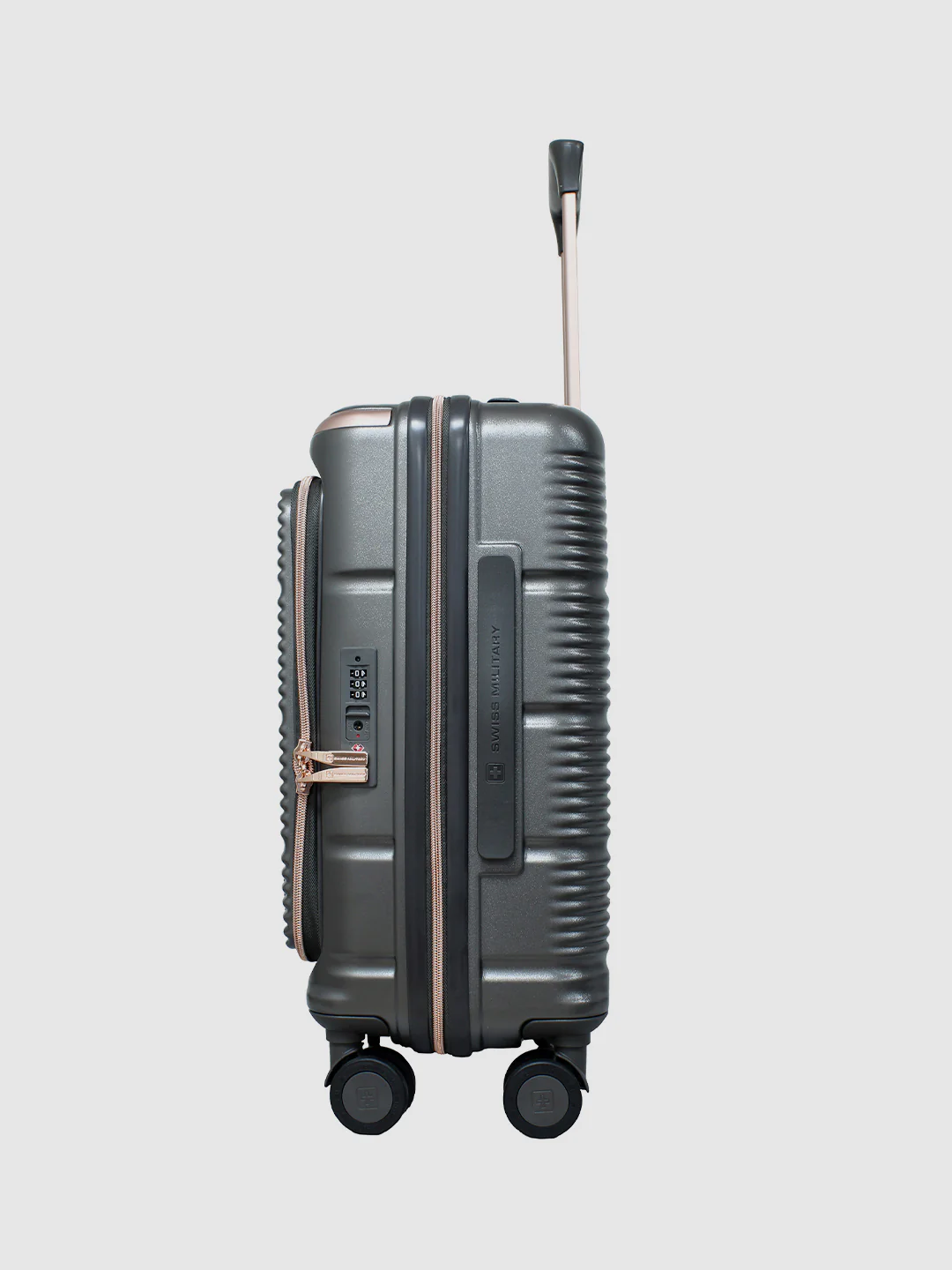 Highlander Hardtop Trolley and Laptop Sleeve with Expandable Travel Luggage | HTL270, 271, 272 - Image 4
