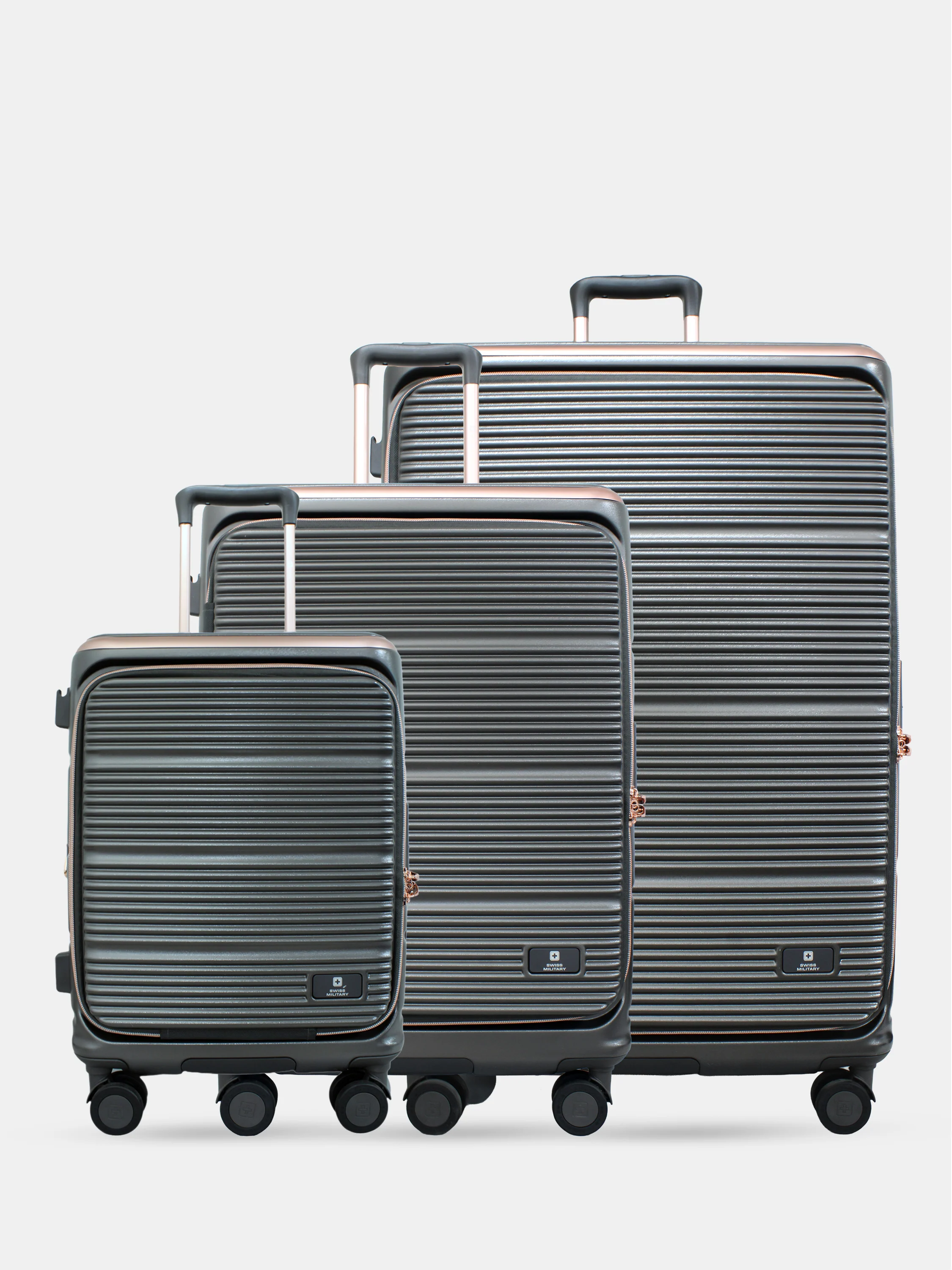 Highlander Hardtop Trolley and Laptop Sleeve with Expandable Travel Luggage | HTL270, 271, 272 - Image 63