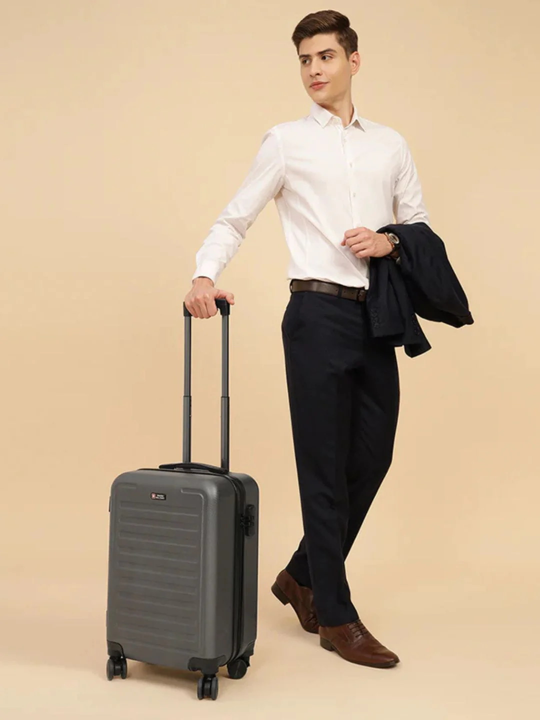 Contour Hard Top Trolley Luggage Bag, 42L | HTL99 - Image 6