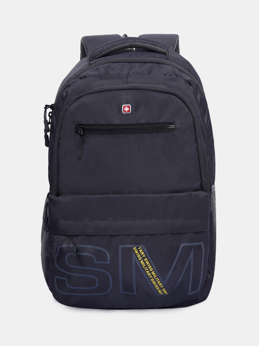 LAPTOP BACKPACK -MANDALA (34 LTR) - GREY/NAVY/BLACK (Assorted Color) - Image 3