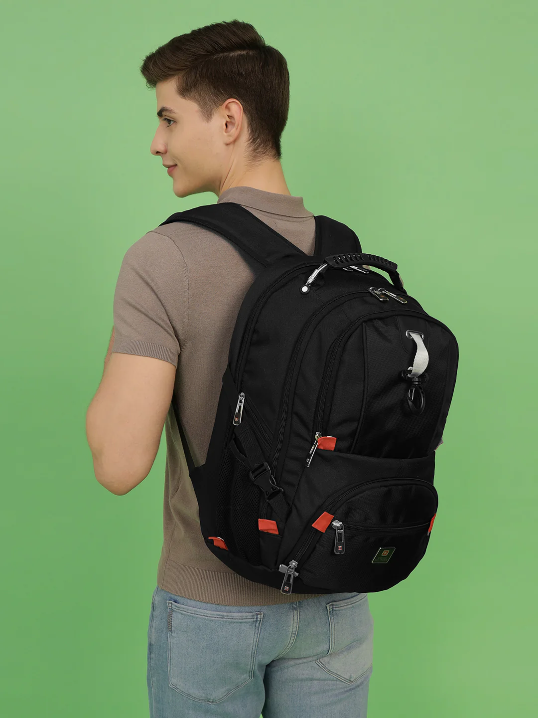 Luxury 15.6" Laptop Backpack, USB/AUX Port 32L | LBP77A - Image 8
