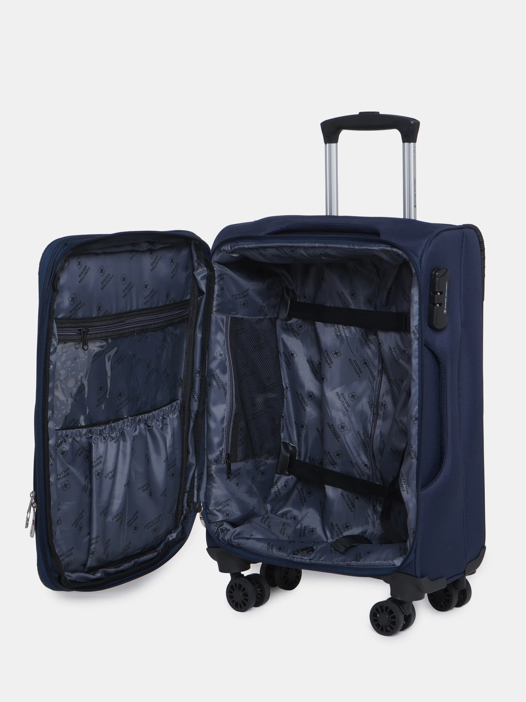 Neptune Soft Trolley Luggage Bag, 360° Wheels - Image 112