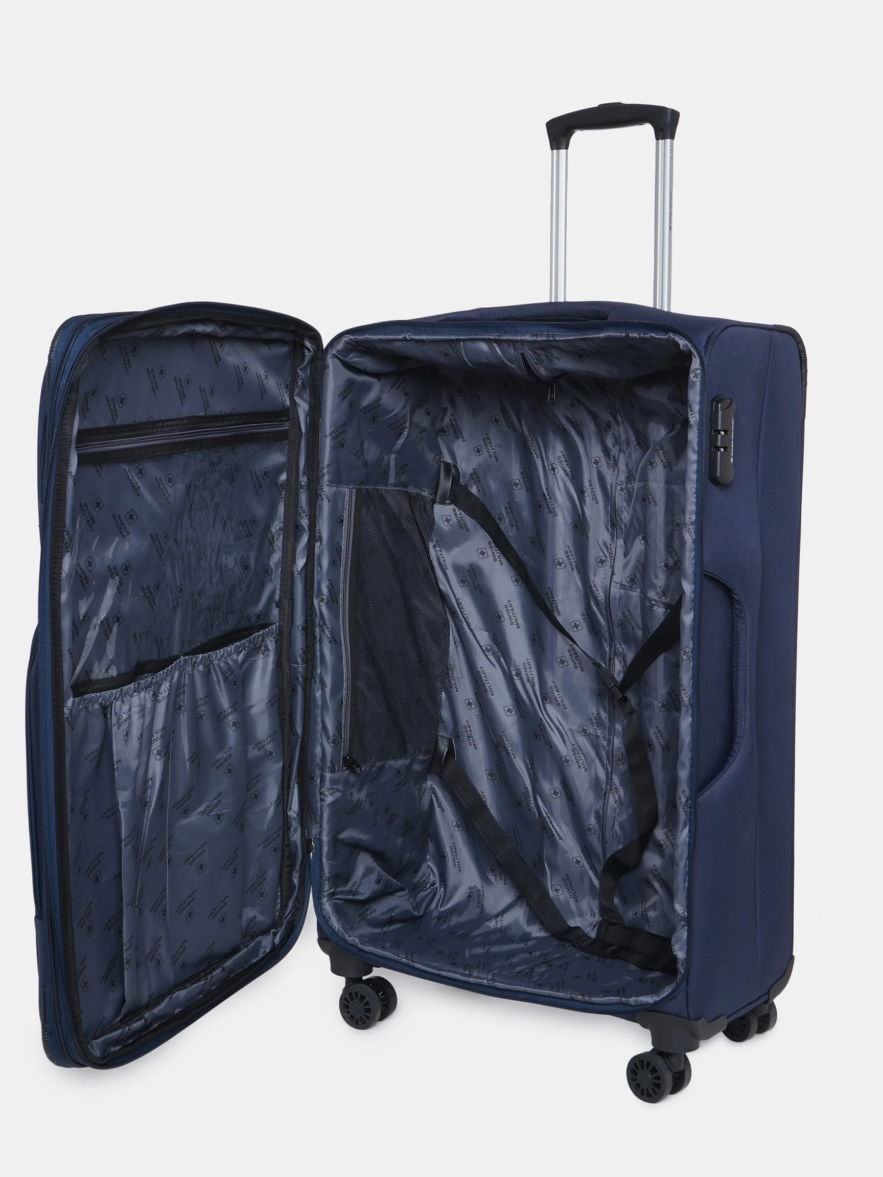 Neptune Soft Trolley Luggage Bag, 360° Wheels - Image 131