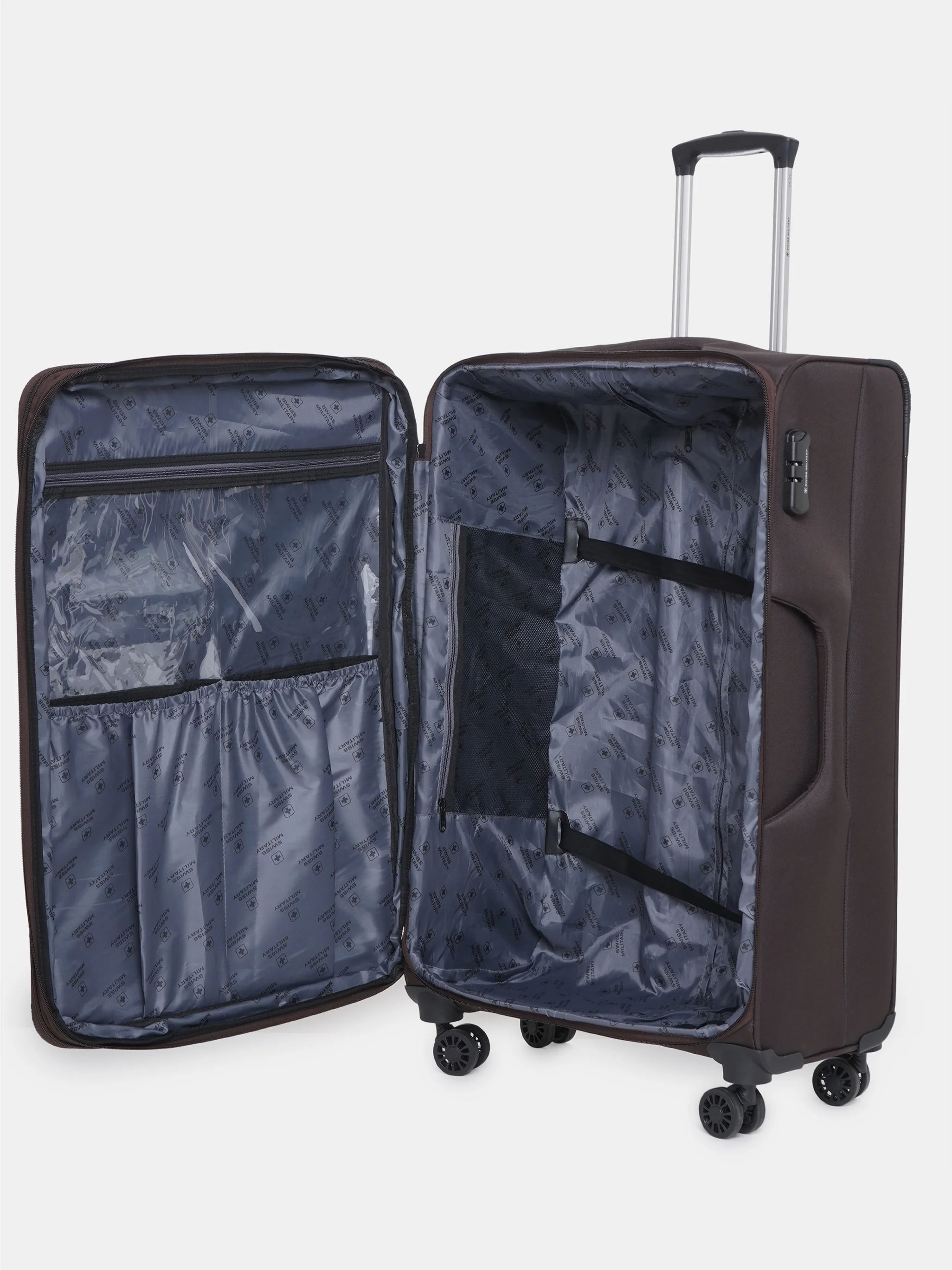 Neptune Soft Trolley Luggage Bag, 360° Wheels - Image 193