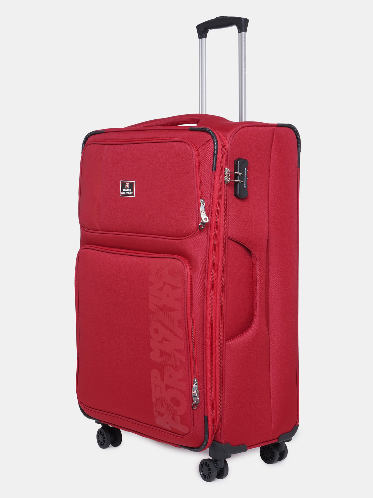 Neptune Soft Trolley Luggage Bag, 360° Wheels - Image 4
