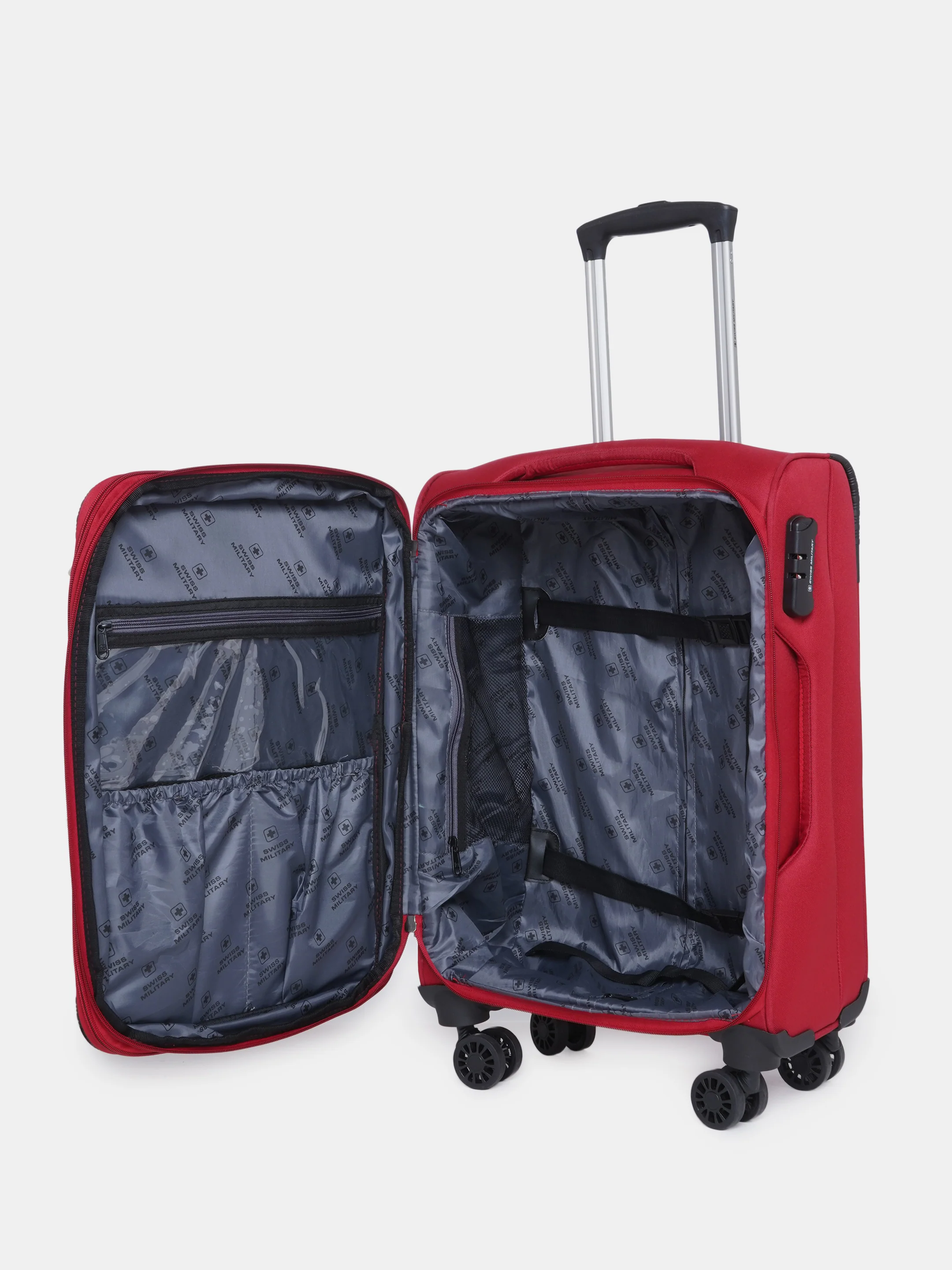 Neptune Soft Trolley Luggage Bag, 360° Wheels - Image 45