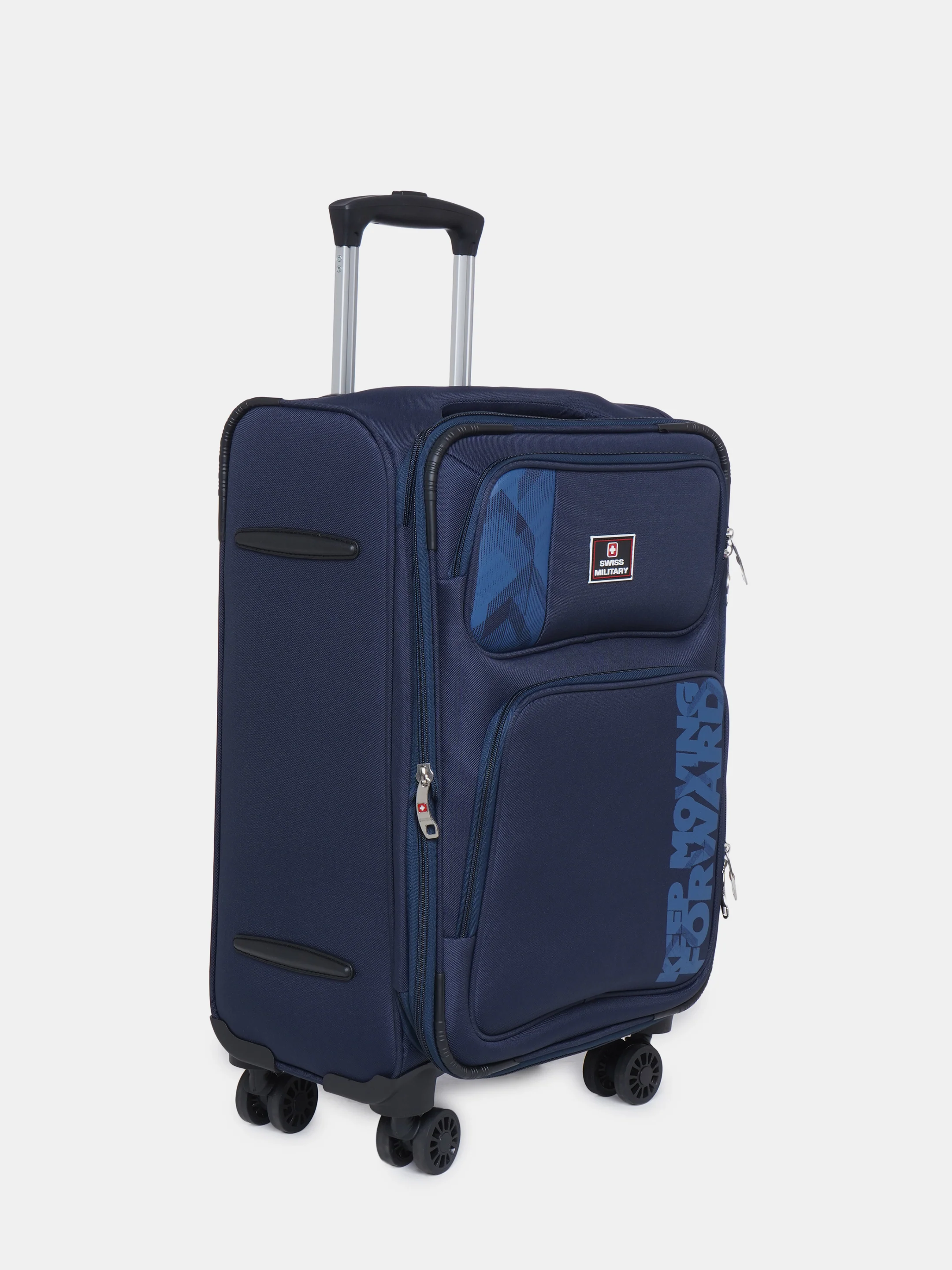 Neptune Soft Trolley Luggage Bag, 360° Wheels - Image 53