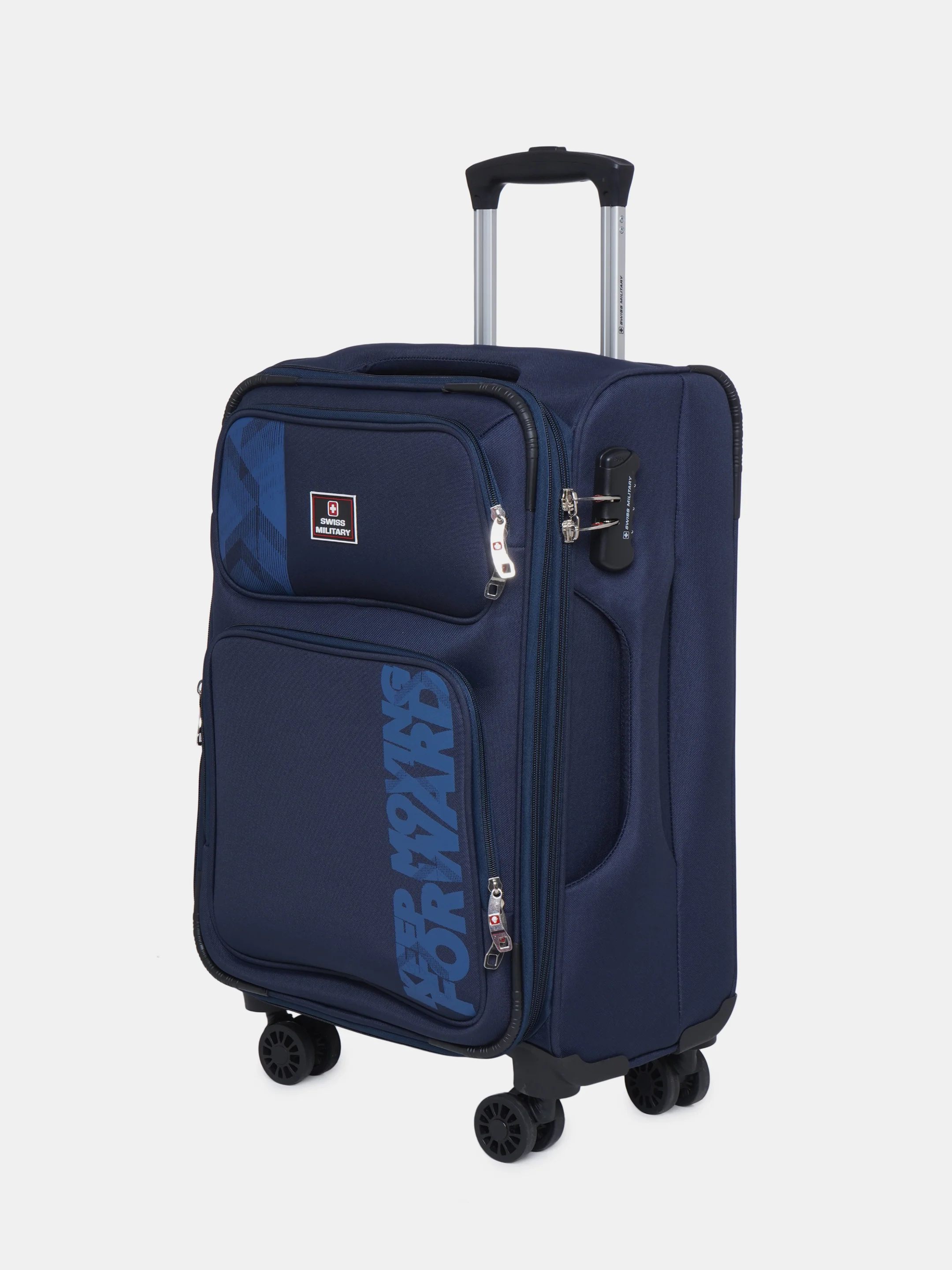 Neptune Soft Trolley Luggage Bag, 360° Wheels - Image 99