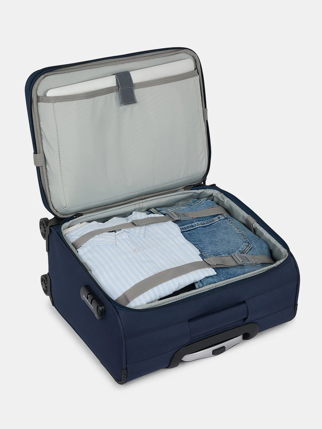 Parker 15.6" Laptop Overnighter Luggage Trolley, 48LTR | LTB1002 - Image 15