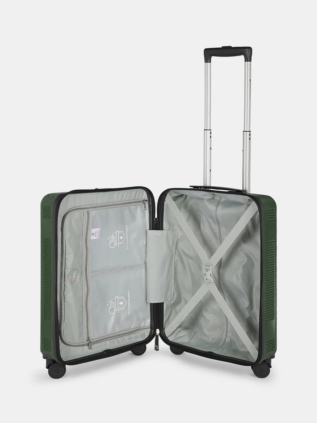 Pascal Hard Lightweight Luggage Trolley Bag, Anti-Theft Zippers with 3-Dial Lock - Image 119