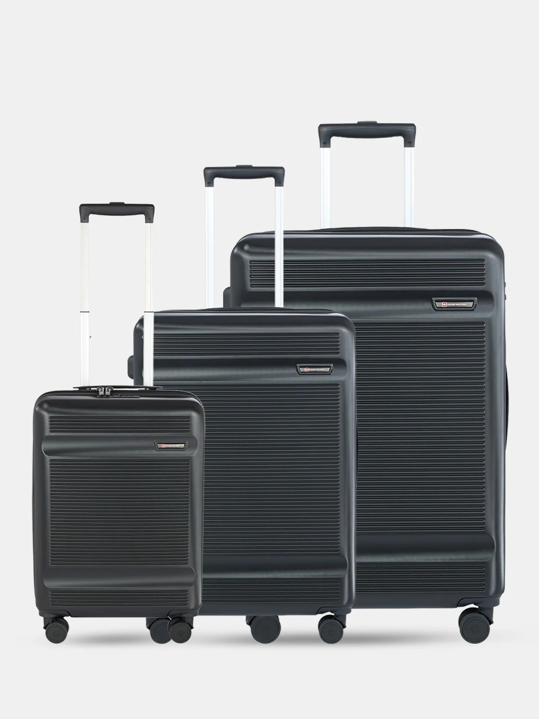 Pascal Hard Lightweight Luggage Trolley Bag, Anti-Theft Zippers with 3-Dial Lock - Image 126