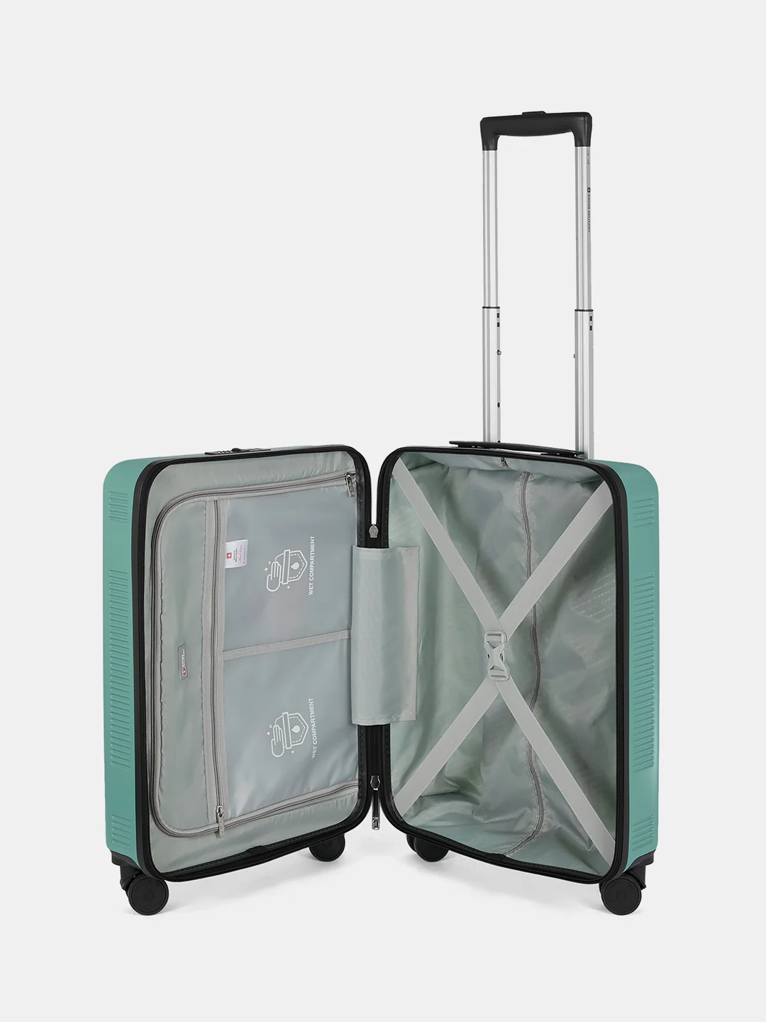 Pascal Hard Lightweight Luggage Trolley Bag, Anti-Theft Zippers with 3-Dial Lock - Image 41