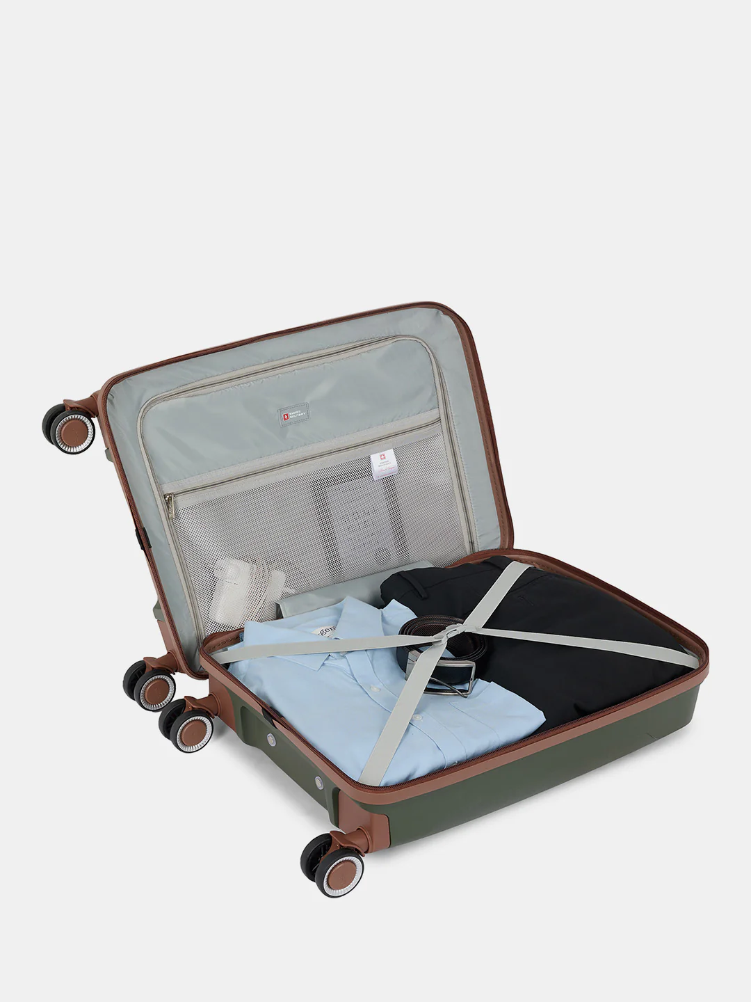 Rome Pro Cabin Luggage with Laptop Compartment, Number Lock | HTL256 - Image 12