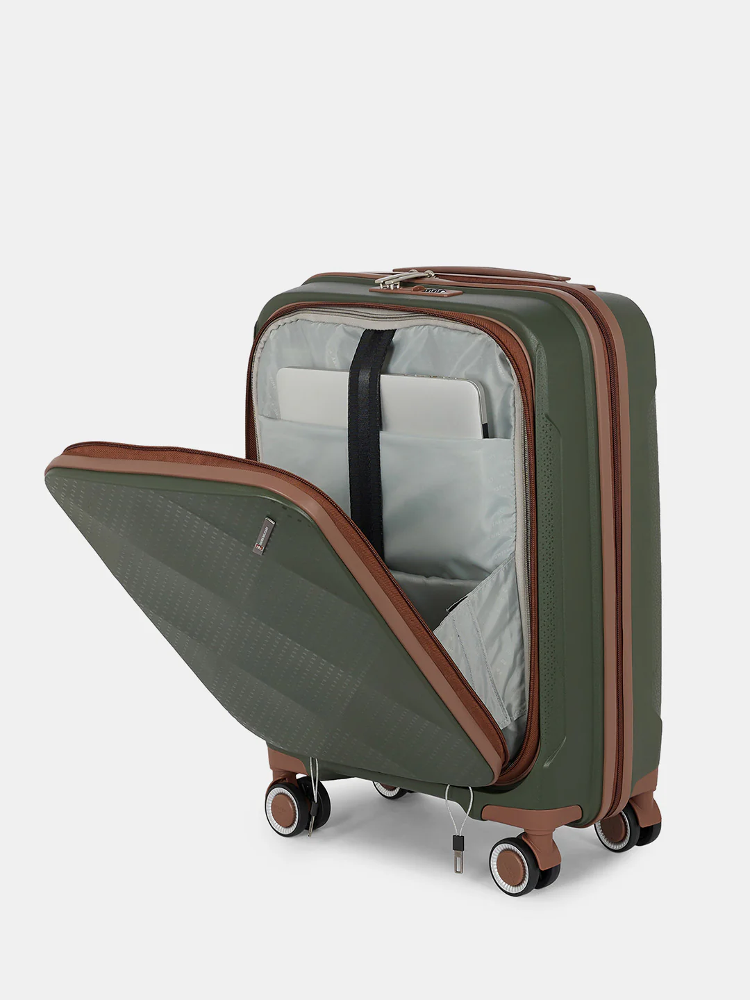 Rome Pro Cabin Luggage with Laptop Compartment, Number Lock | HTL256 - Image 3
