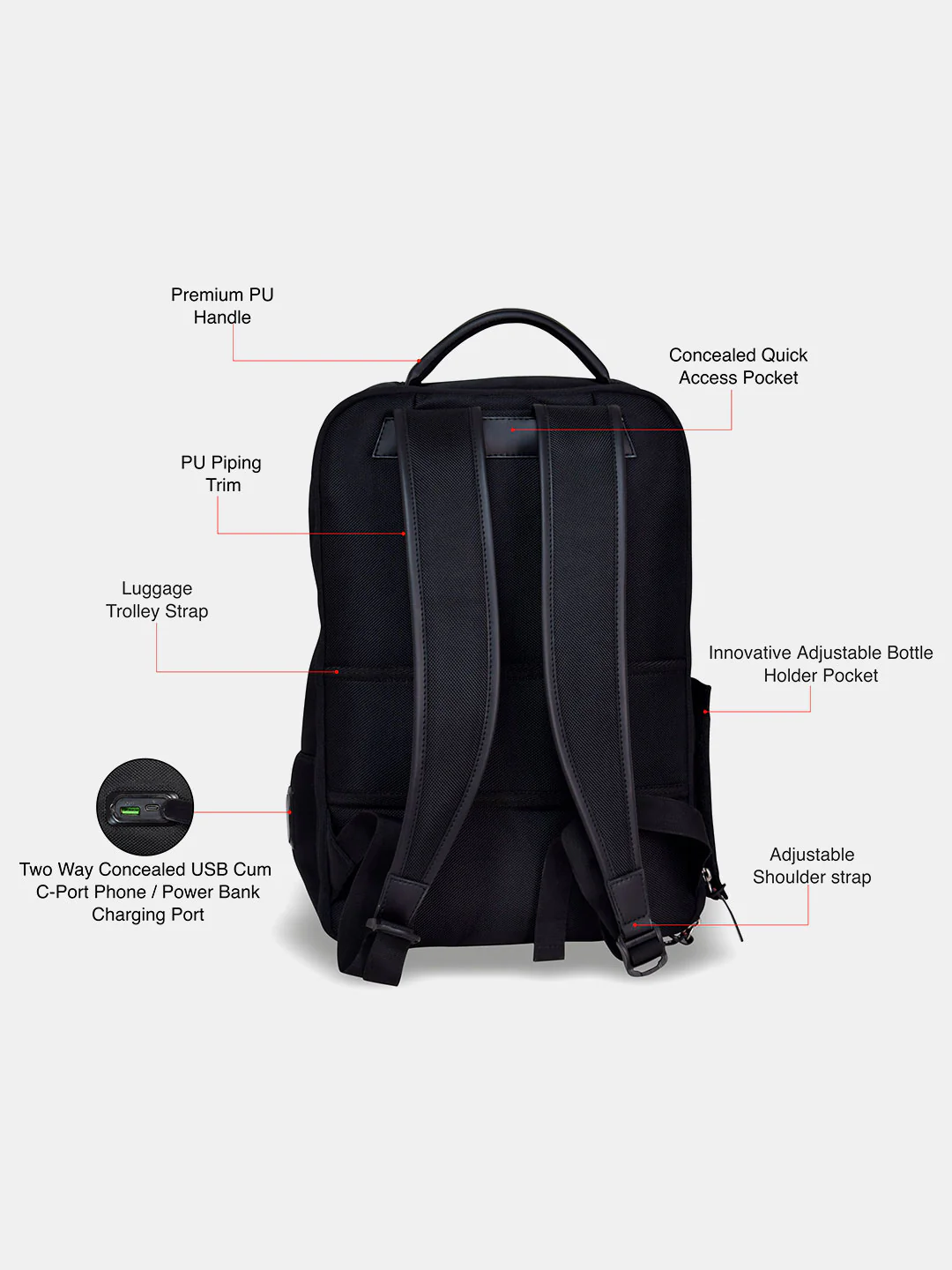 Blizzard 15.6" Laptop Backpack 21L | LBP114 - Image 21