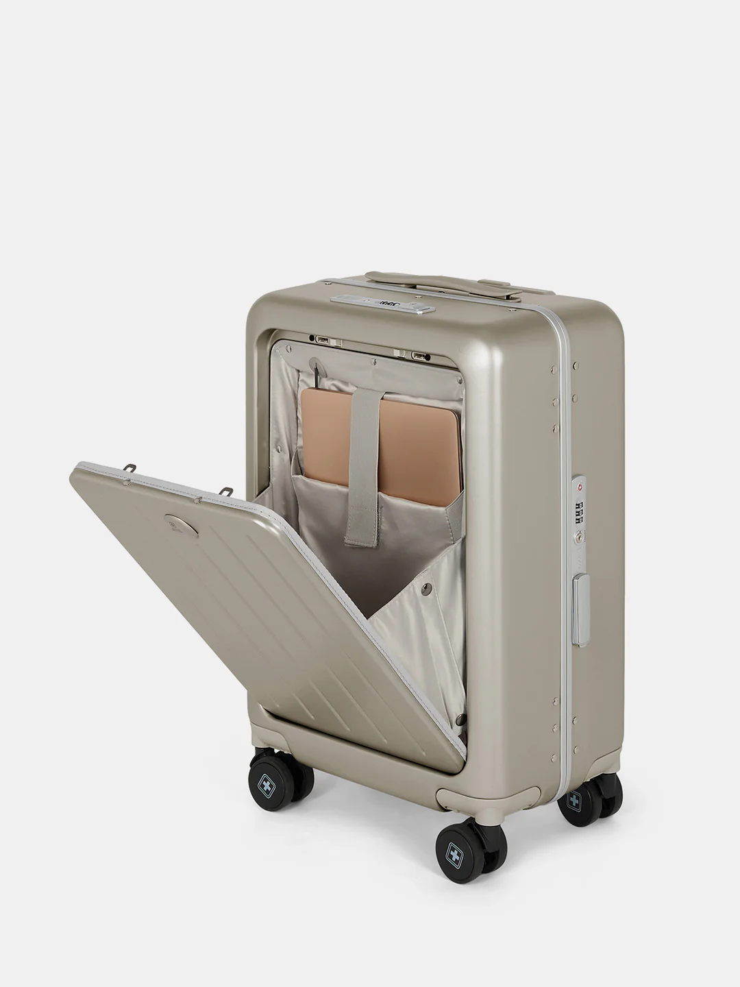 Bristol Zipper Less Hard Top Trolley Luggage 44L | HTL1043 - Image 23