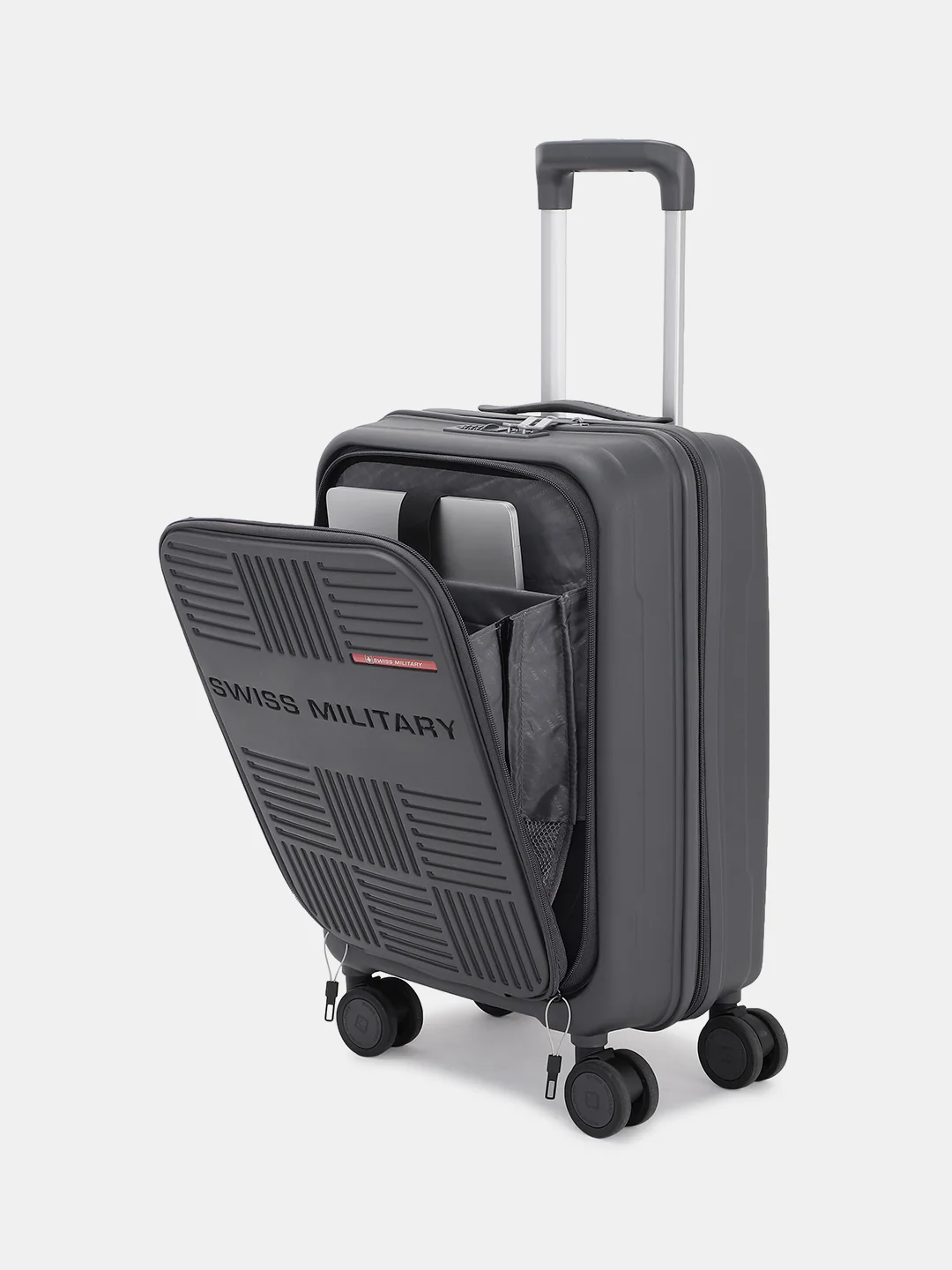 Swiss Military Spectra 15.6" Laptop Trolley Bag, Hardtop Cabin Luggage | 48L - Image 5