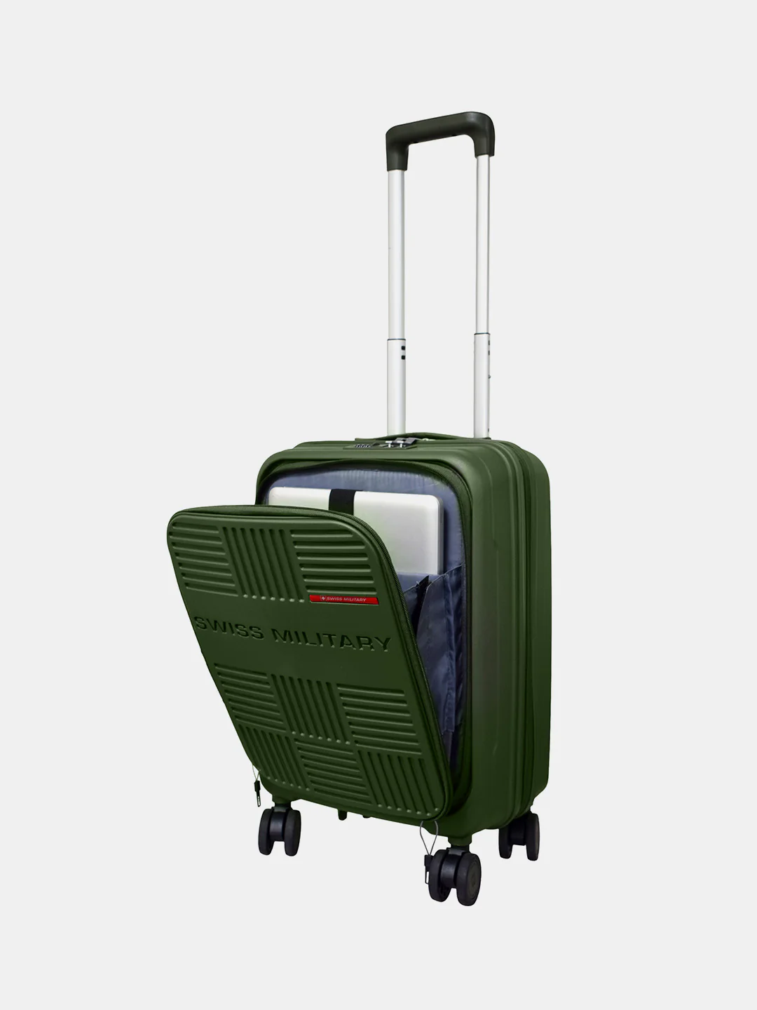 Swiss Military Spectra 15.6" Laptop Trolley Bag, Hardtop Cabin Luggage | 48L - Image 6