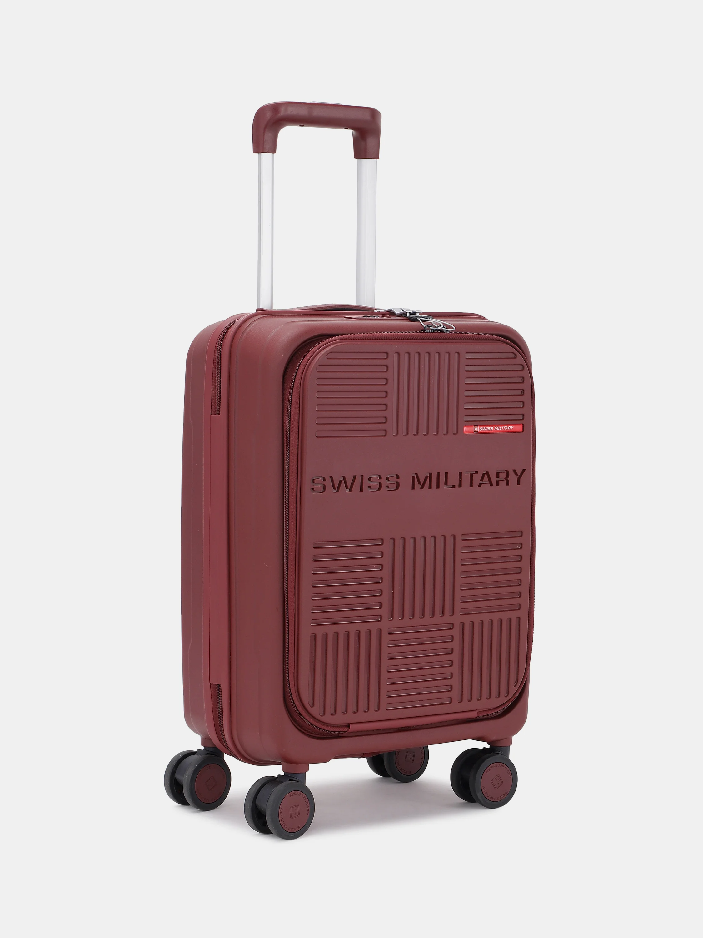Swiss Military Spectra 15.6" Laptop Trolley Bag, Hardtop Cabin Luggage | 48L - Image 7
